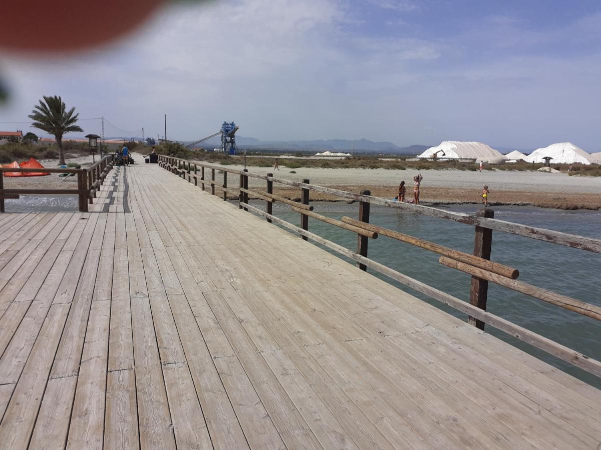 Apartamento Santa Pola, En Playa Del Tamarit Con Piscina. Exterior foto