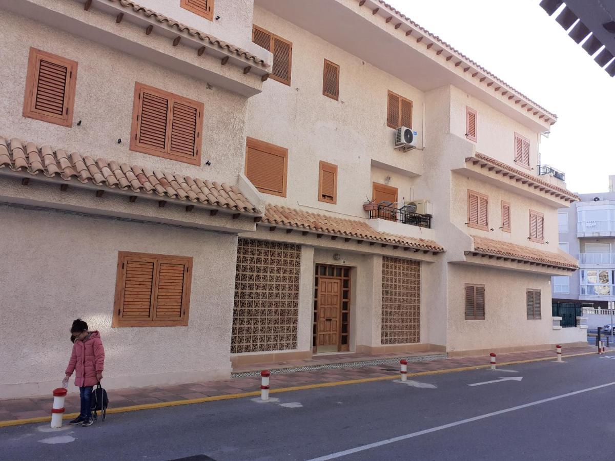 Apartamento Santa Pola, En Playa Del Tamarit Con Piscina. Exterior foto